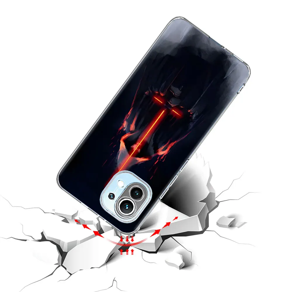 Darth Vader Star Wars Case for Xiaomi Mi 11T 13 6X A2 12 12X 8 12T 10T A3 CC9E 11 11i 5X A1 9 Lite Transparent TPU Phone Cover