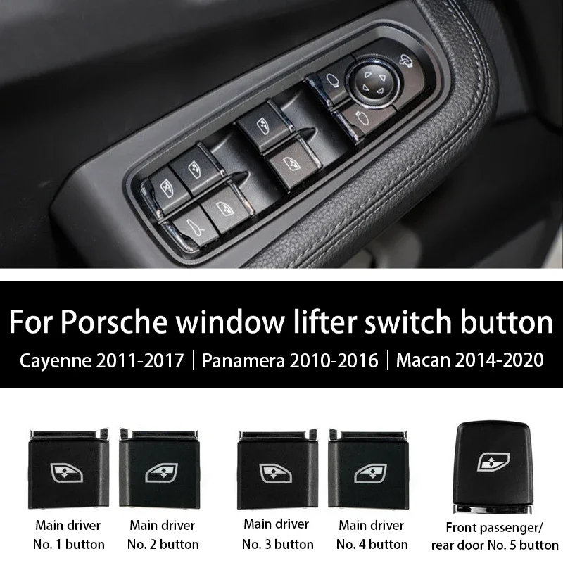 

Window Lifter Switch Button for Porsche Cayenne 2011-2017/Panamera 2010-2016/Macan 2014-2020