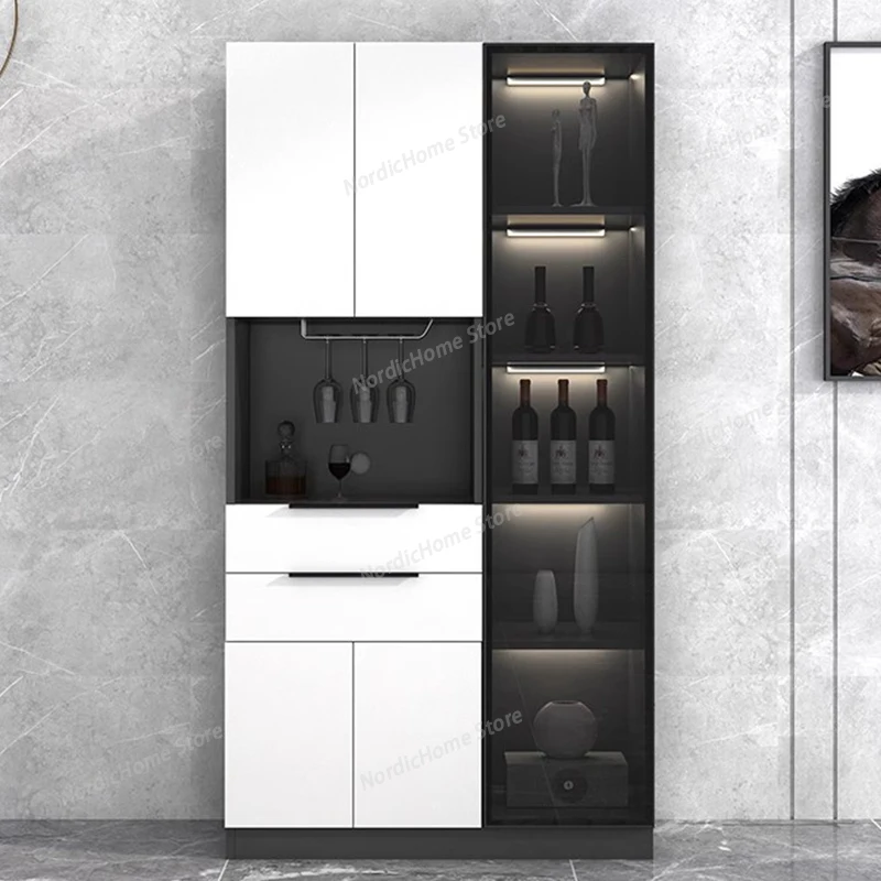 

Wine Mobile Living Room Cabinets Storage Organizer Display Cabinets Luxury Wood Nordic Decor Gabinete Lounge Suite Furniture
