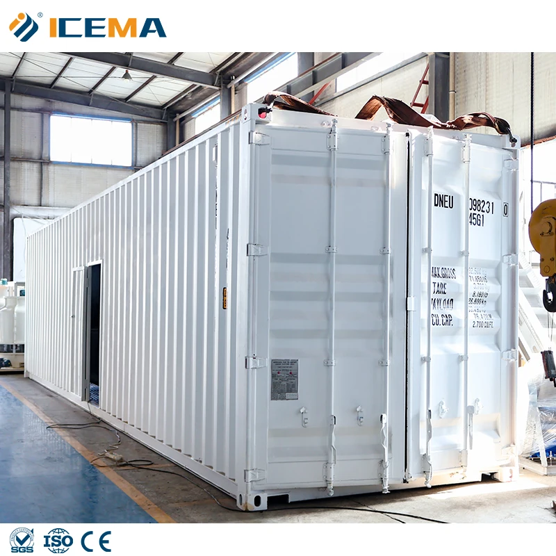 ICEMA Customized Block Ice Machine Ice Plant Ice Making Machine For Fishing Trawlers And Fish Processing Plants Factory Price