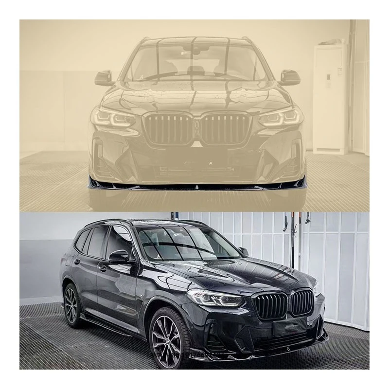 

New 2021 X3 X4 Dark Black Front/Rear Lip Side Skirts Bumper Exhaust Carbon Fiber Bolt-On-Yaochi G30/G38 Retrofit/Upgrade