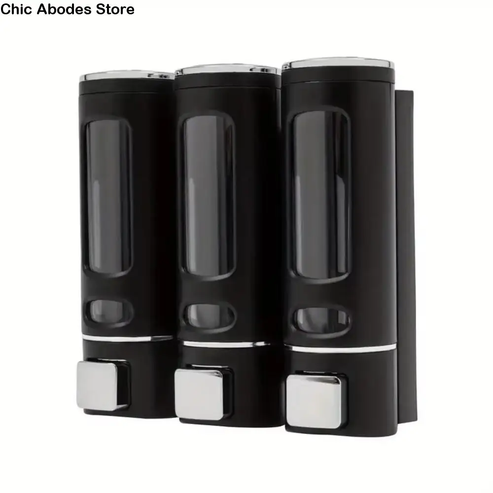 

Настенный дозатор мыла с 2/3 головками, многоразовая банка для дезинфицирующего средства для рук, большая емкость, ручной пресс, пресс для мыла для рук, бутылка для шампуня