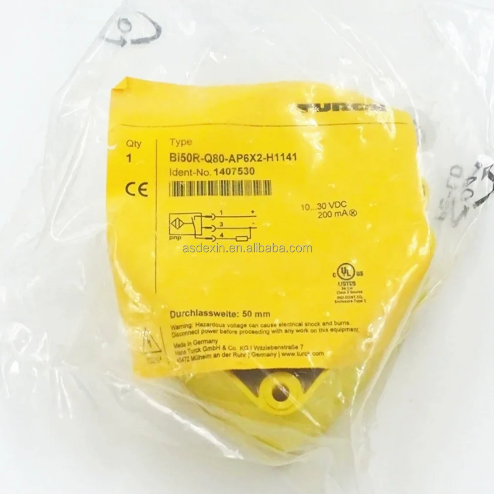 New & Original  3-wire BI50R-Q80-AP6X2-H1141 Inductive Sensor for Detecting Objects