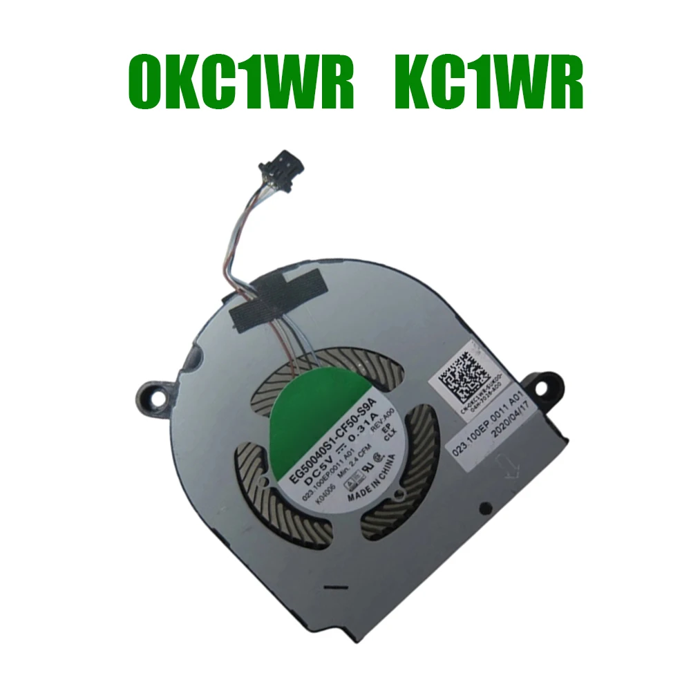 For DELL For Latitude 13 5300 2-in-1 For Latitude 5300 0KC1WR KC1WR EG50040S1-CF50-S9A 023.100EP.0011 A01 DC5V 0.31A CPU Fan
