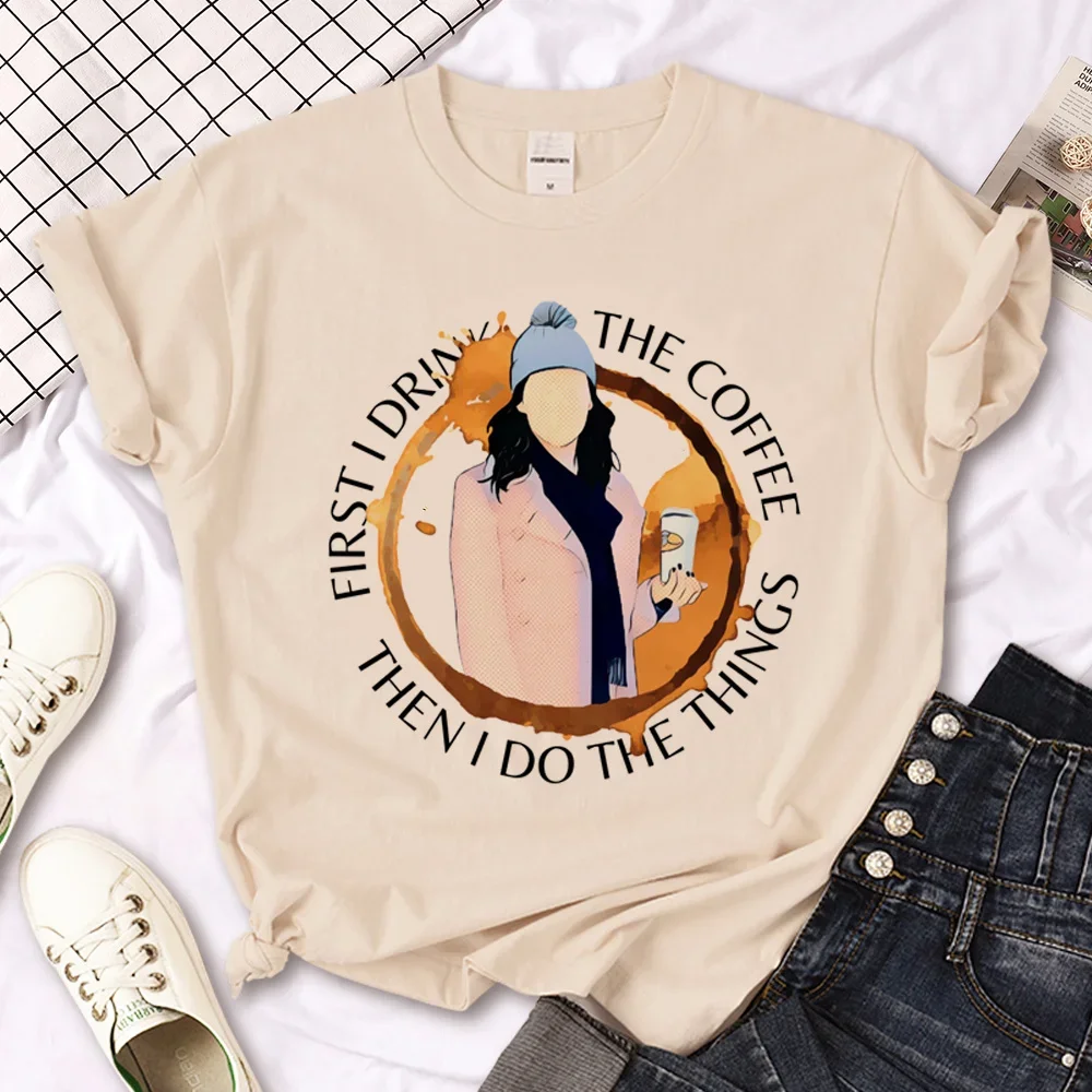 Gilmore Girls T Shirt Women Graphic T Shirt Girl Anime Clothes  T-shirts Originality Short Sleeve Fashional women