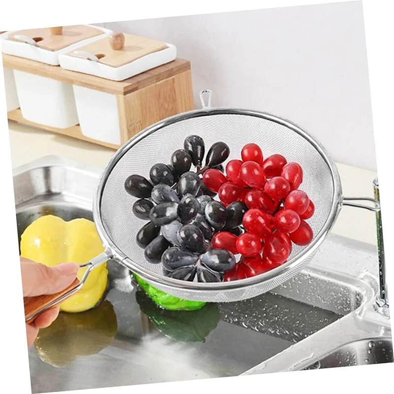 Frying Oil Strainer, Drains & Filters for Deep Frying. 30cm, with Handles, Easy to Clean - Image 4