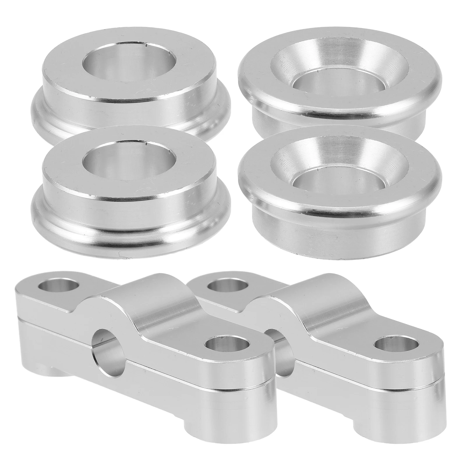 

2pcs Lever Bushing Aluminum Bushing Kit Alloy Transmission Refit Car Shift Rod Accessories Durable Precision Design