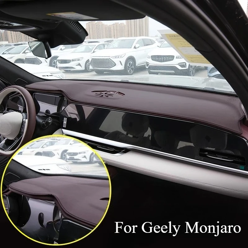 

For Geely Monjaro/Emgrand L LHD Dashboard Sunshade Mat Center Console Sun Protection Interior Decoration Dashboard Shading Pad