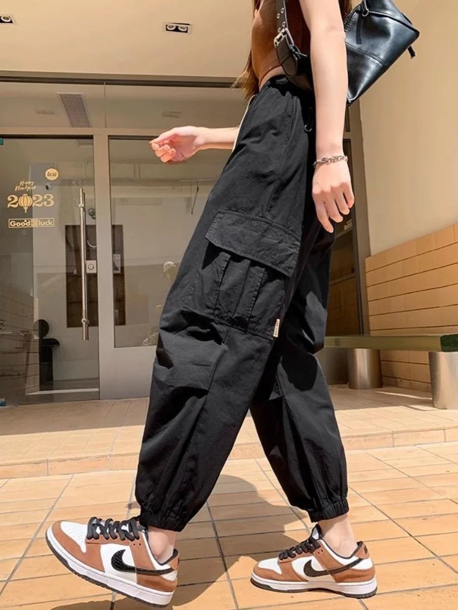 

Мужские повседневные брюки в американском стиле, большие размеры, свободные спортивные брюки-харланы для весны и лета, очень большие размеры