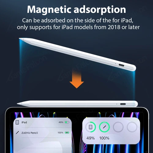 Imagen 2 del producto Para lápiz Apple para Ipad Pro 13 12,9 M4 Air 11 5 4 M3 M2 lápiz óptico 8 10 9 9th 10th Gen A16 Mini 6 7 2025 bolígrafos táctiles Bluetooth