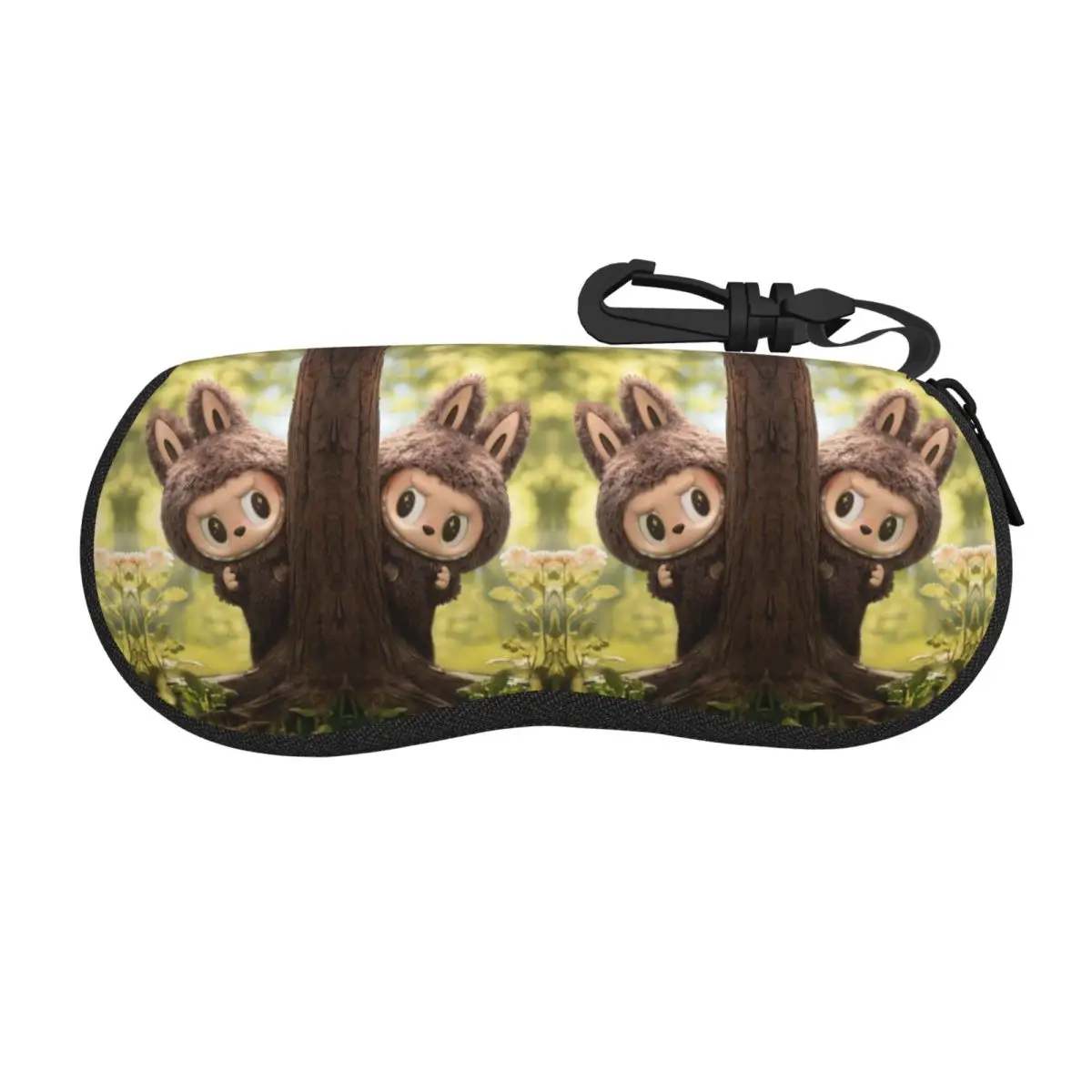 

Custom Kawaii L-Labubued Cute Monsters Shell Eyeglasses Case Women Men Fashion Glasses Case Sunglasses Box Pouch