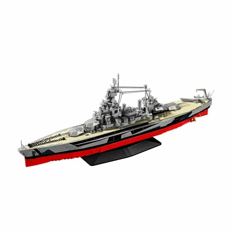 Klemmbausteine Militär 1:300 USS Colorado Bausteine Marine-Kampfschiff Technisches Modellbausatz Jungen Spielzeug Erwachsene Kinder Geschenk 2326 Teile