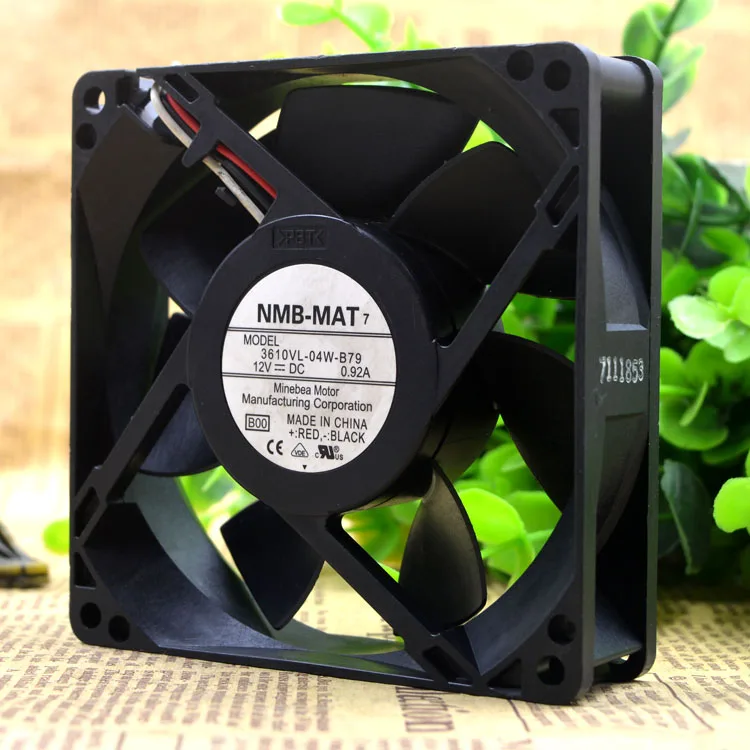 

НОВЫЙ ОРИГИНАЛЬНЫЙ 3610VL-04W-B79 12 В 0,92 А 9025 90*90*25 мм 9 см ОХЛАЖДАЮЩИЙ ВЕНТИЛЯТОР