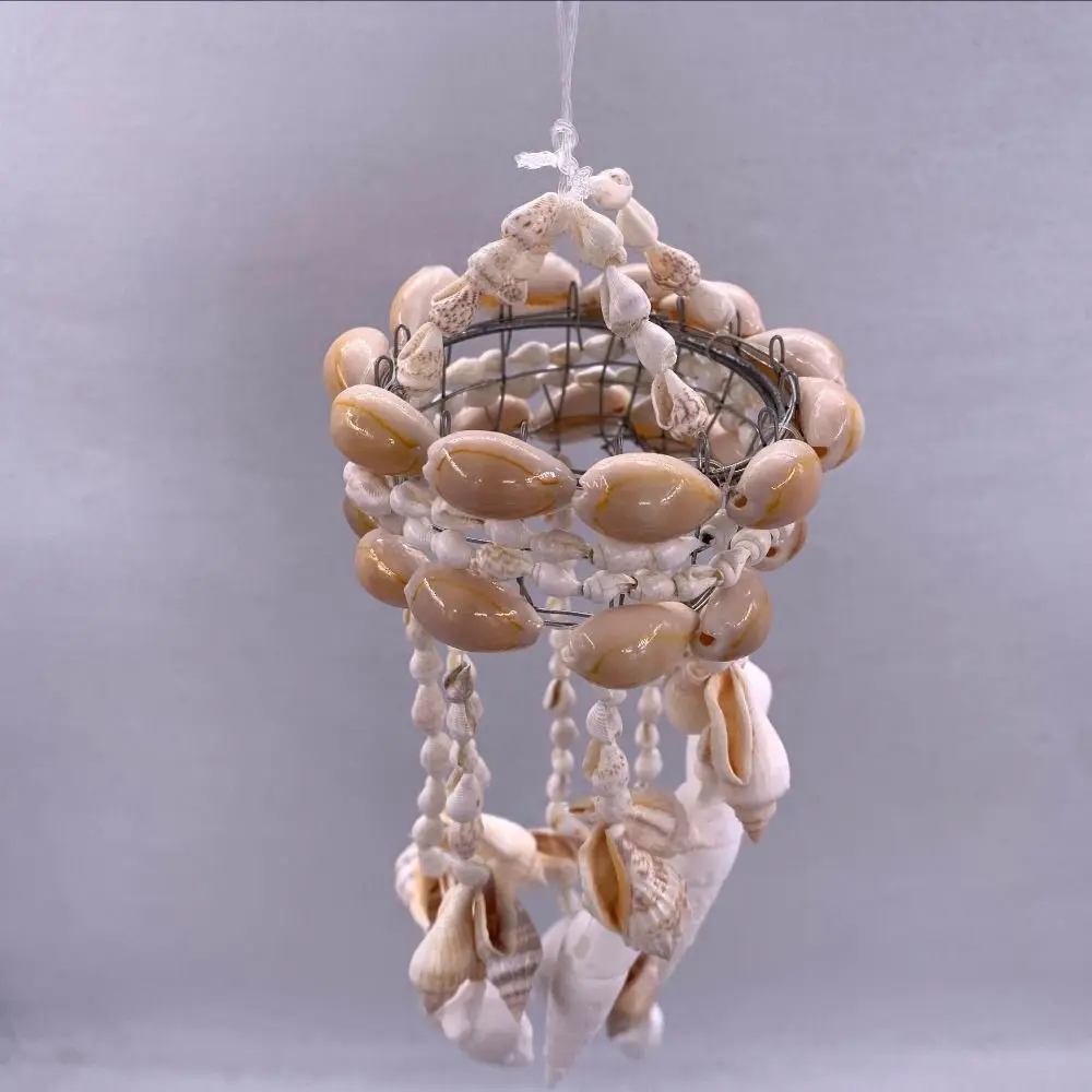 محارة قذيفة الرياح الدقات الحرف هدية رائعة الأبيض الرياح جرس قلادة هدايا عيد ميلاد ساحة معلقة ديكور معلقة حلية