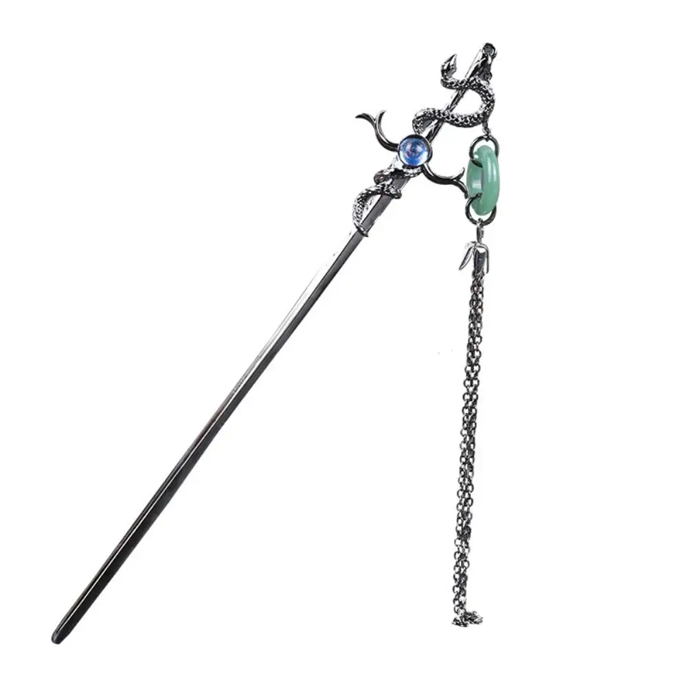 هدية Hanfu غطاء الرأس شوكة الشعر شرابة عصا الشعر النمط الصيني الجديد دبوس الشعر تصفيفة الشعر تصميم أداة عصا الشعر الهندسية