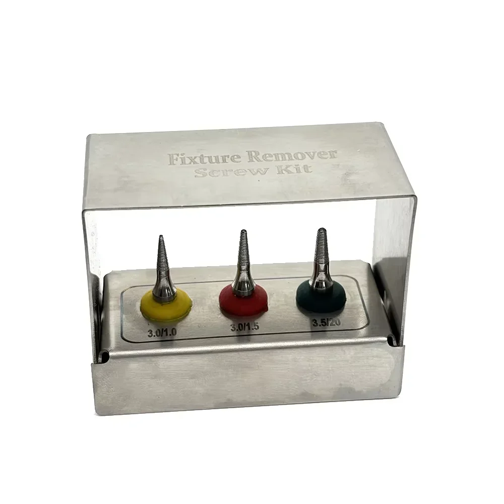 3Pcs Dentist Bone Expander Sos Instrument Set Broken Implants Pick Up Extractor Dental Failed Fixture Remove Steel Tools