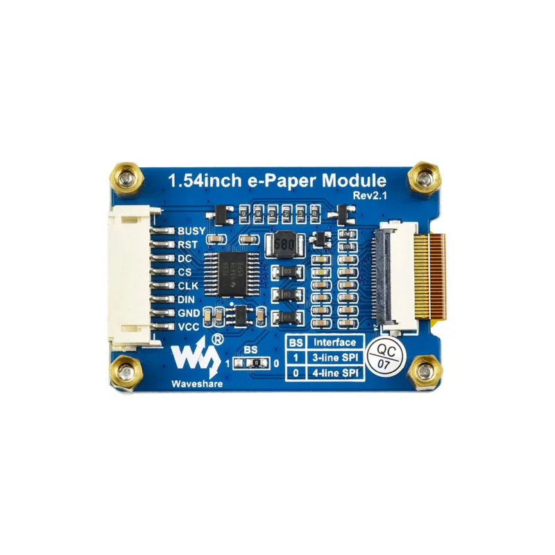 1.54Inch Spi E-Ink Epaper E Papier Scherm Module Kit Voor Arduino Rpi Raspberry Pi Nul 2 W Wh 2 W 3b Plus 3 Model B 4 4b 5