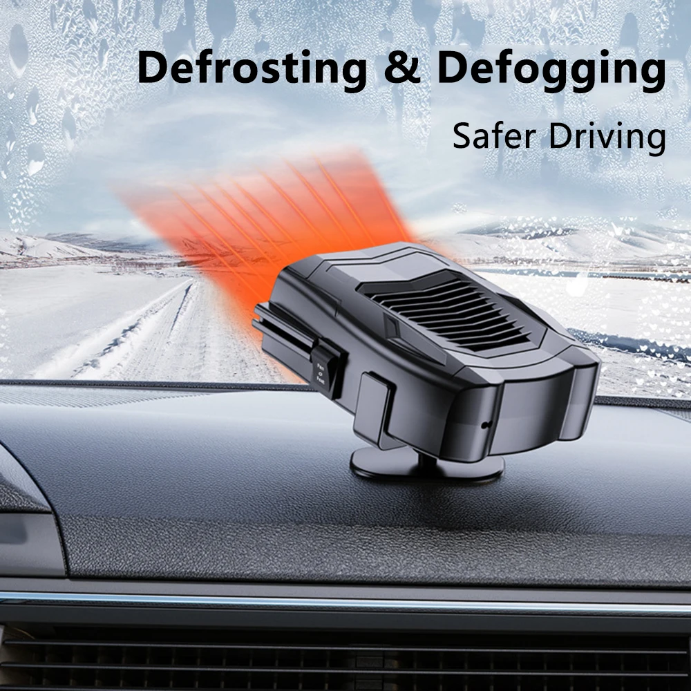 

Портативный автомобильный вентилятор с широким углом 70 ° Отопление Желтый Автомобильный Обогреватель 12 В ABS Черный Автомобильный Отопление