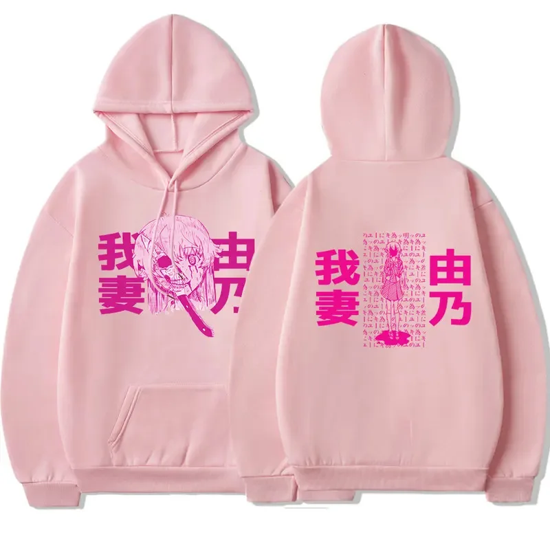 

CyYuno Gasai в школьной форме, толстовка с капюшоном в стиле аниме, манга Mirai Nikki, толстовка для дневника будущего, мужская и женская теплая уличная одежда с длинными рукавами