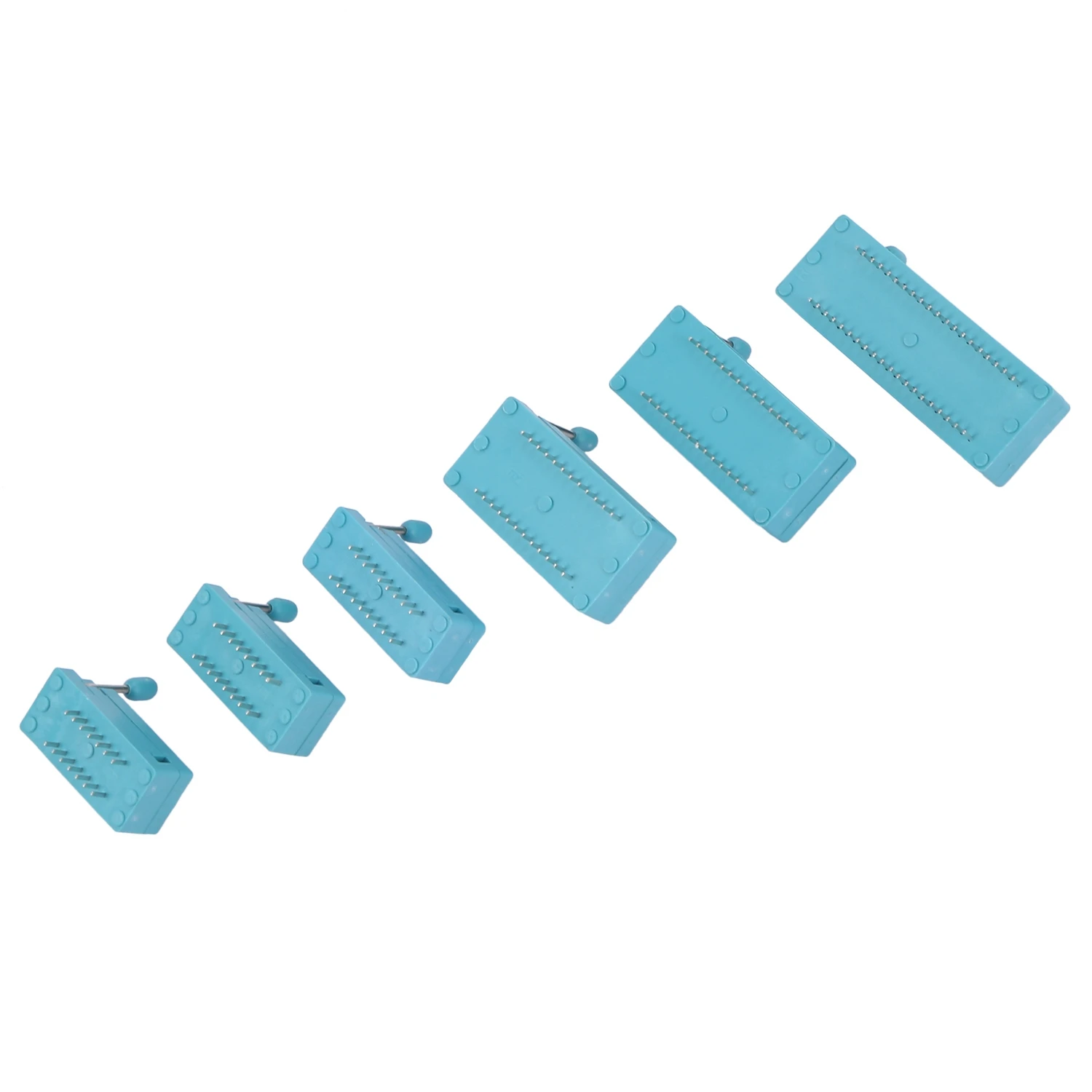 6 قطعة العالمي 14/16/18/24/28/40 دبوس IC اختبار العالمي ZIF المقبس تحسين المنزل الساخن