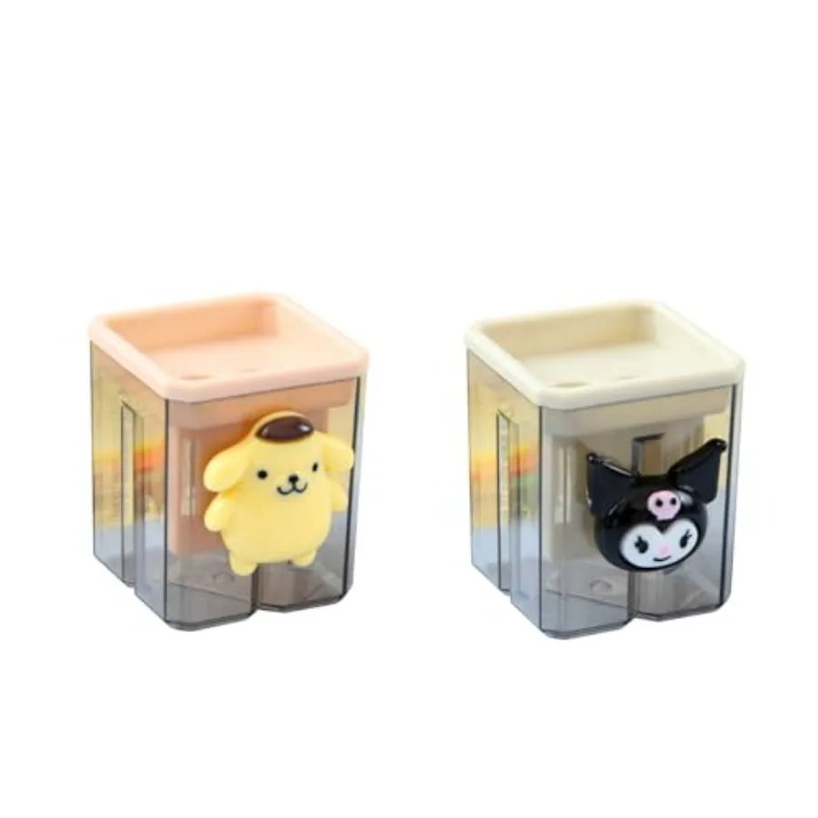 

2 Pieces Creative Cute Cartoon Double-Hole Pencil Sharpener 2pcs Creative Cute Cartoon Double Hole Pencil Sharpener, Student Ha