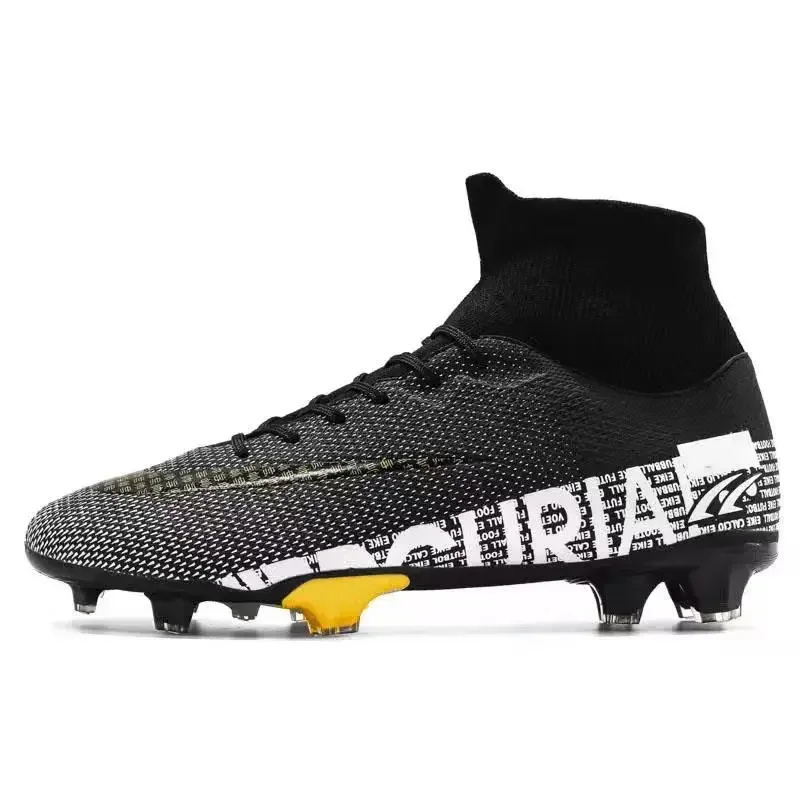 

Men Soccer Shoes Adult Kids TF/FG High Ankle Football Boots Cleats Grass Training Sport Footwear 2024 Trend Men‘s Sneakers 35-45