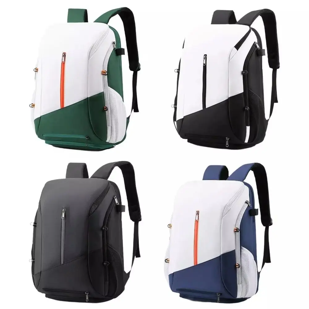 Waterproof Basketball Student Backpack Large Capacity Zipper Closure Baseball Badminton Bag Professional with Shoe Compartment