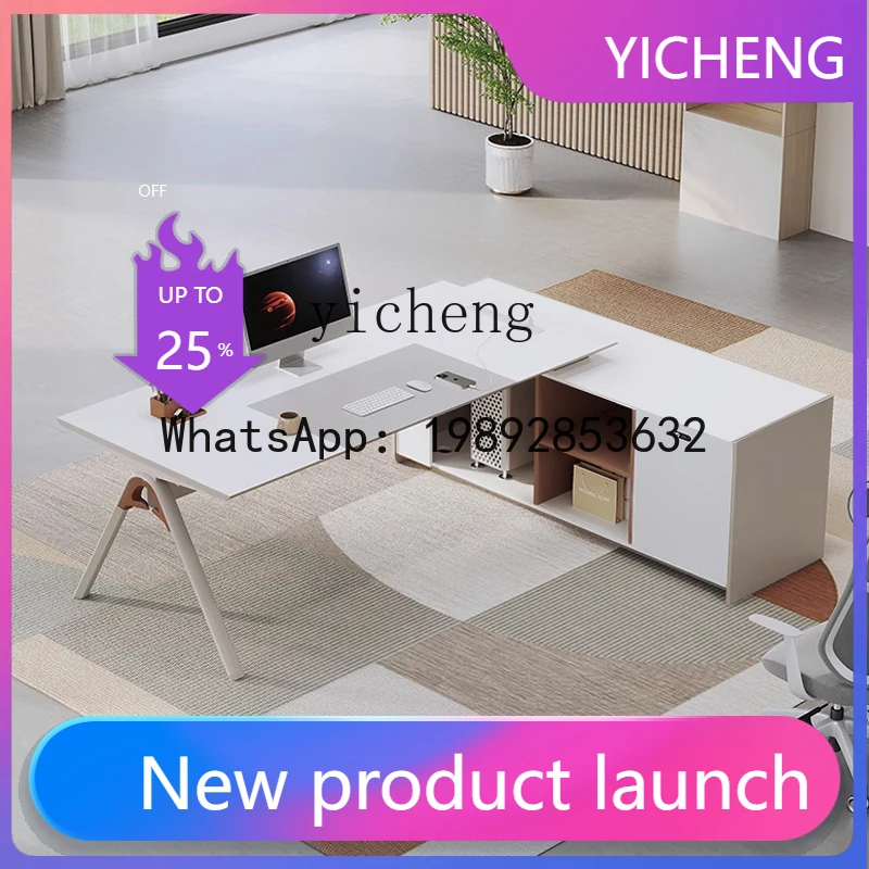 

fashion Office Desk and Chair Combination Furniture Single Person Desk