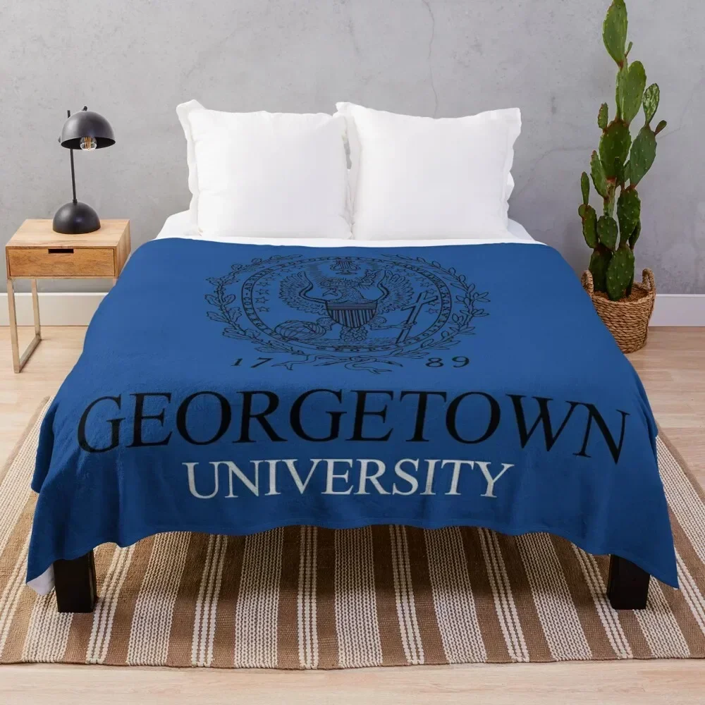 

Georgetown University Throw Blanket Soft Breathable Blanket for Night Sleeping