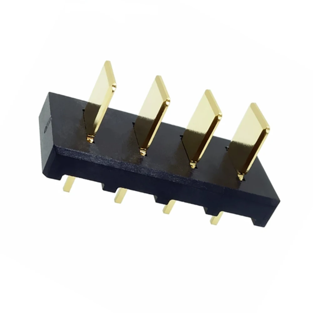 2P~5P 5.0 Vertical Spacing Battery Plug Power Tool Battery Socket, Direct Insertion Soldering Plate, Blade Type Battery Connector
