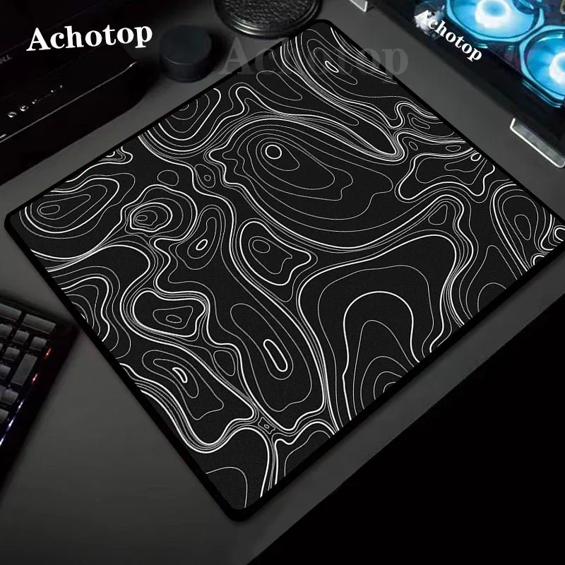 Imagem -04 - Mouse Pad Profissional com Linha Preta Teclado Gamer Mousepad E-sports Desk Laptop Mouse Mats Controle 400x450 mm