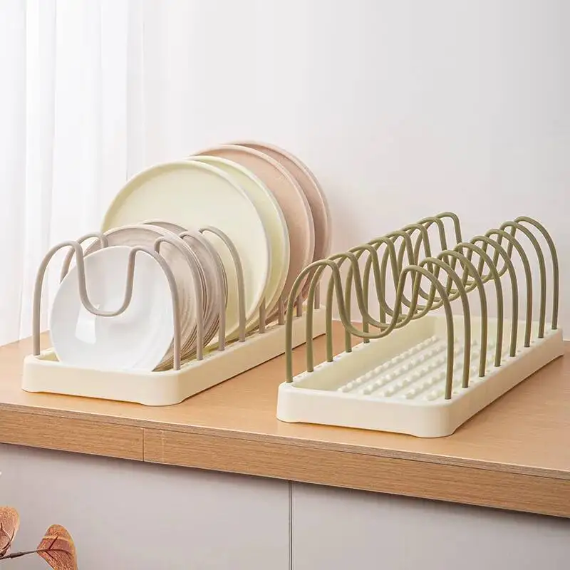 

Household Bowl Detachable Dish Plate And Cutlery Storage Rack, Multi-Functional Kitchen Pot Lid Rack