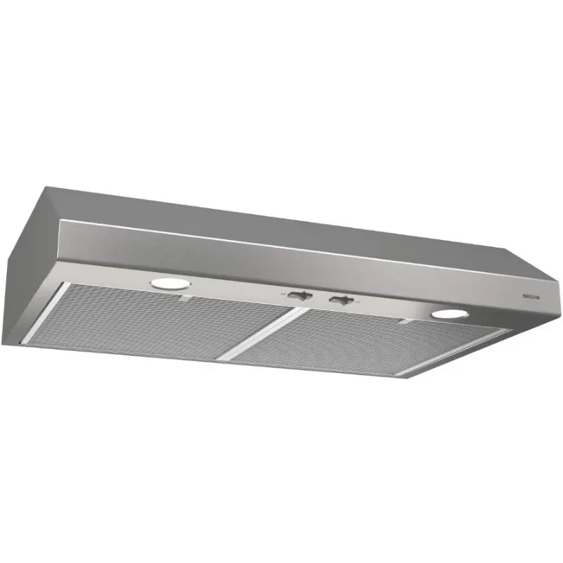 Broan-NuTone BCSD142SS Glacier 42-inch Under-Cabinet 4-Way Convertible Range Hood with 2-Speed Exhaust Fan and Light