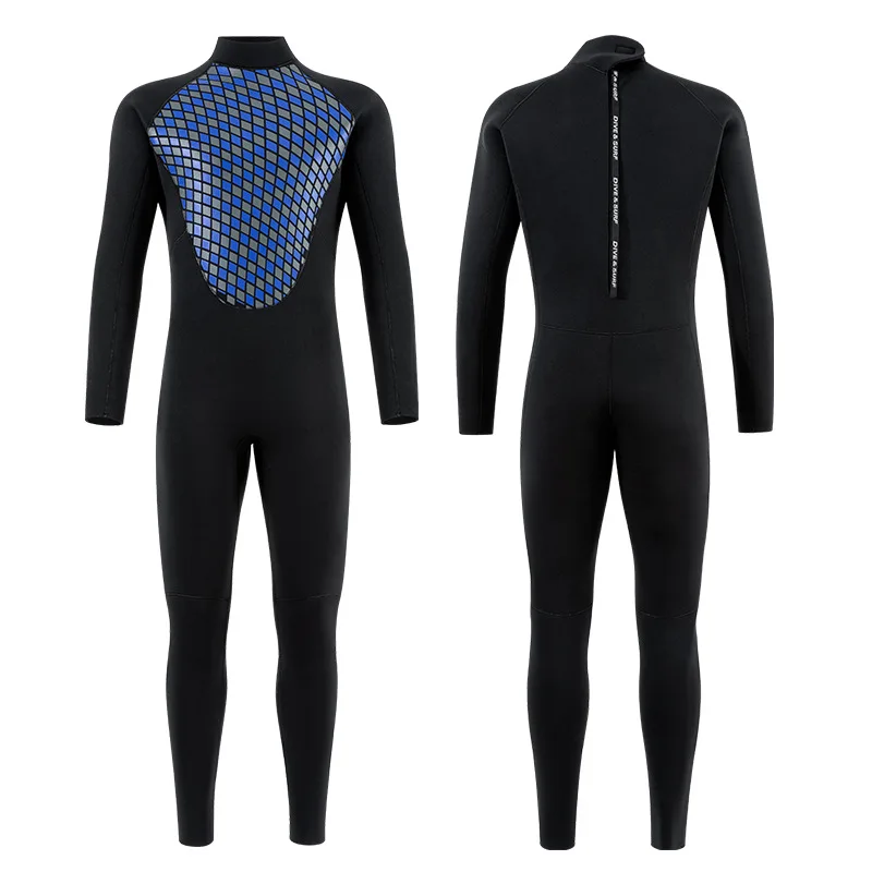 Winter Men Wetsuit 5MM Neoprene Full Body Diving Suit Scuba Spearfishing Snorkeling Surfing Wetsuit Deepwater Thermal Swimsuit