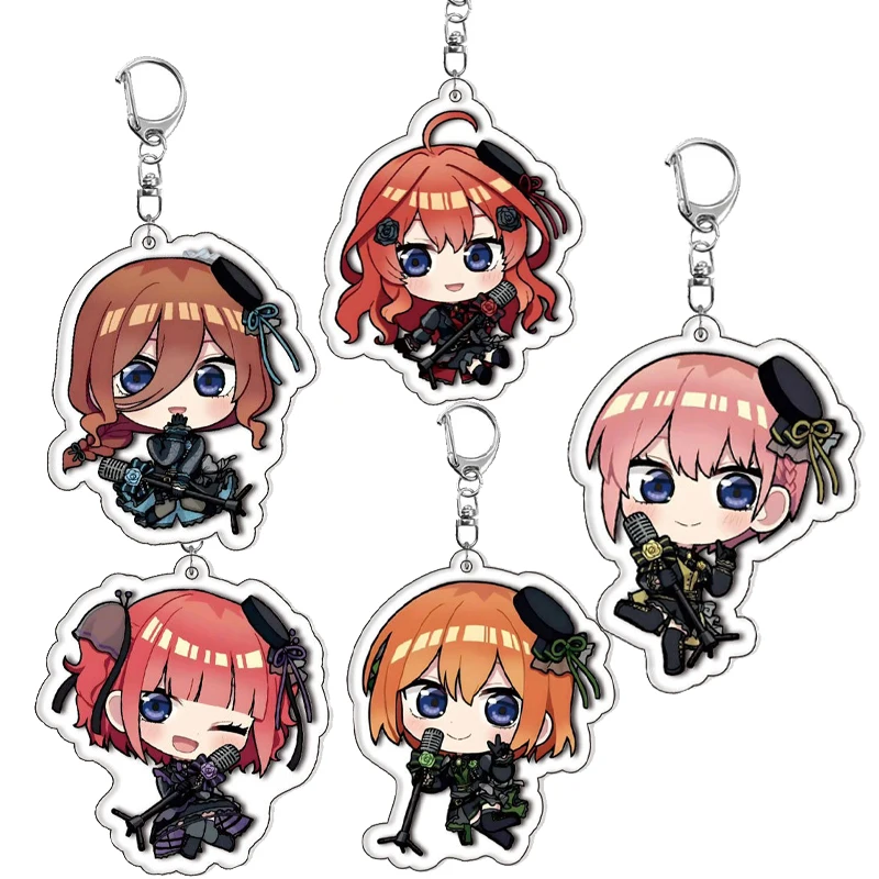 

Мультфильм квинтэссенция квинтуплетов персонажи аниме акриловый брелок орнамент Kawaii милое девчачье сердце подвесные аксессуары