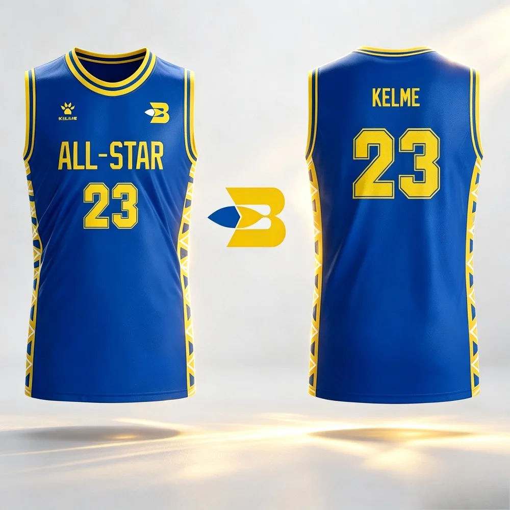 KELME New Men's Sleeveless Vest Made of KALI’s Self-Developed K-DRY Moisture-Wicking and Quick-Drying Fabric