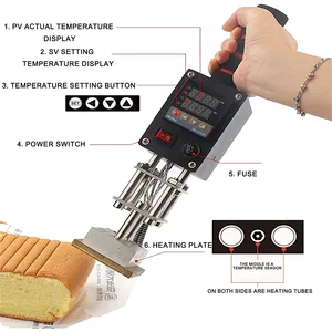Handheld Panas Tekan Manual Hot Stamping Mesin Panas Tekan Digital Alat Kulit Kertas Kayu Logo Foil Stamp 5*7/8*10/10*13cm 12 mesin foil penjualan terbaik - №