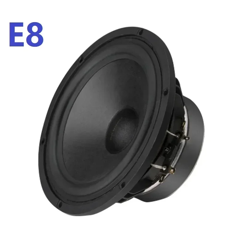 1 Pieces Original HiVi E8 8'' High Performance Subwoofer Speaker Driver Carbon Fiber Cone Aluminum Frame 8ohm/160W OD=215mm