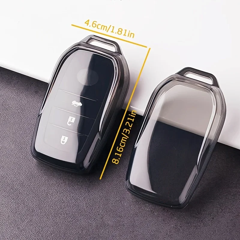 All-round protection case for car keys, suitable for Toyota, Alfa, Viva, Crown, Sena, Riviera, RAV4, Prado, Land Cruiser, Sentra