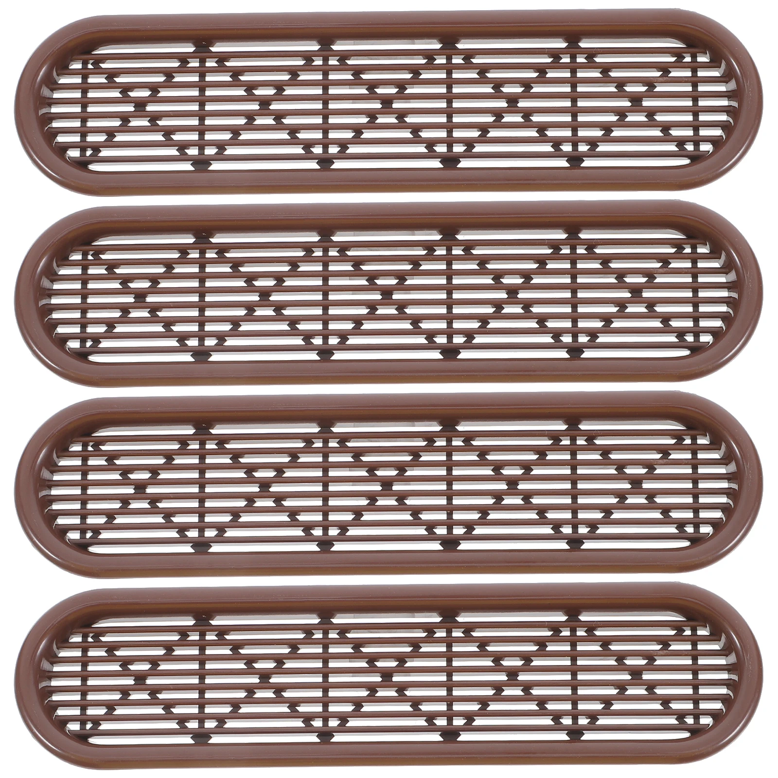 

4Pcs Closet Air Vent Cover Contemporary Flat Grill for Furniture Ventilation Efficient Air Circulation Moisture Prevention