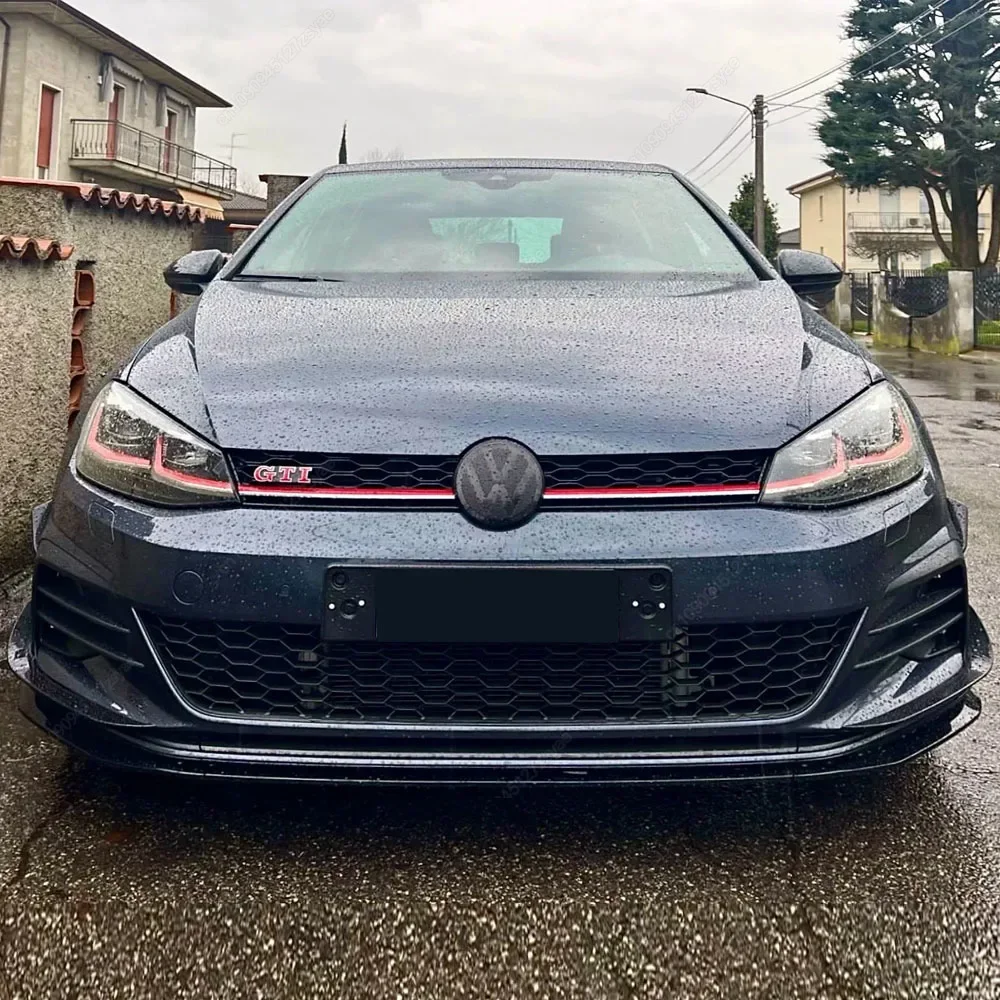 

TCR Front Bumper Lip Diffuser Splitter & Rear Roof Spoiler Wing For VW Golf 7 7.5 MK7 MK7.5 GTI GTD R 2013-2020 BodyKits Tuning