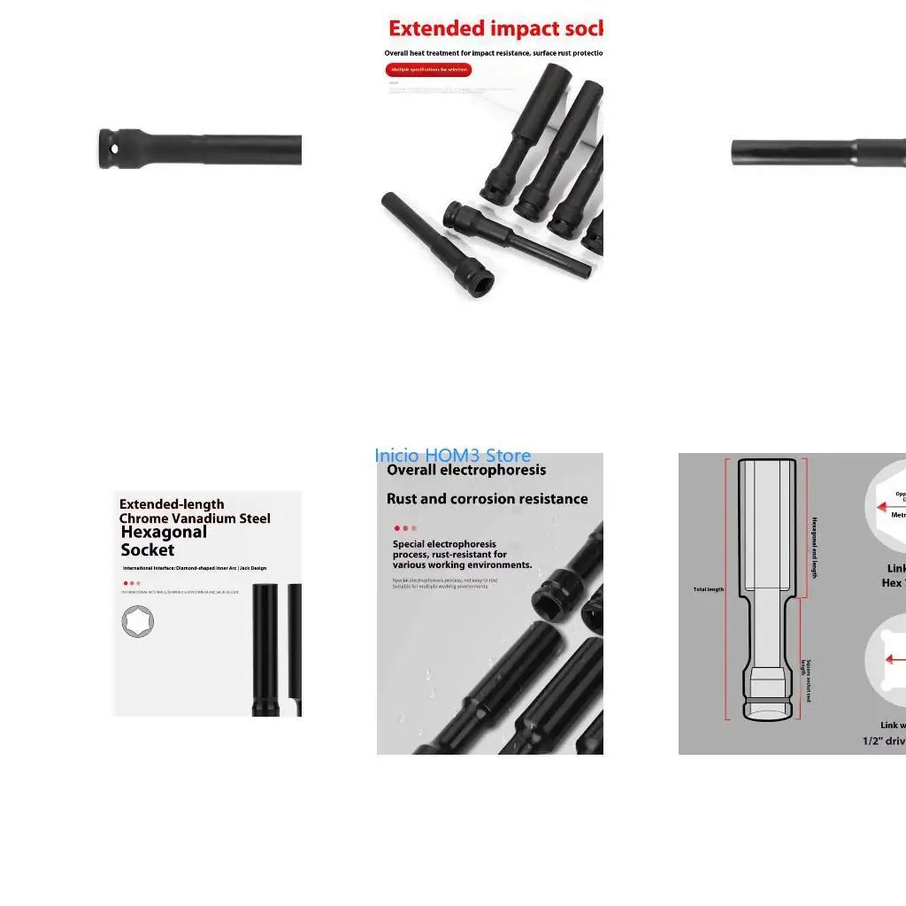 A5YD Profile Extended Hexagonal Socket With Profile For Various Bolt Size