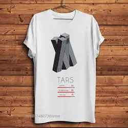 Interstellar Cute Humor Robot Tars Humorous Geek T Shirt Men Holiday Casual Tshirt Unisex Humorous Droid Geeker Streetwear Tee