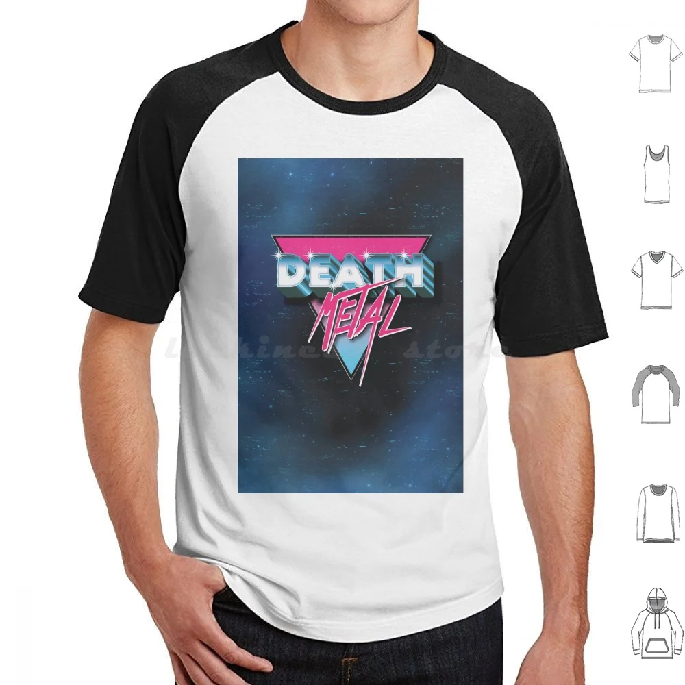 

Death Metal 80s Logo T Shirt Cotton Men Women DIY Print Death Metal Music 80s Band