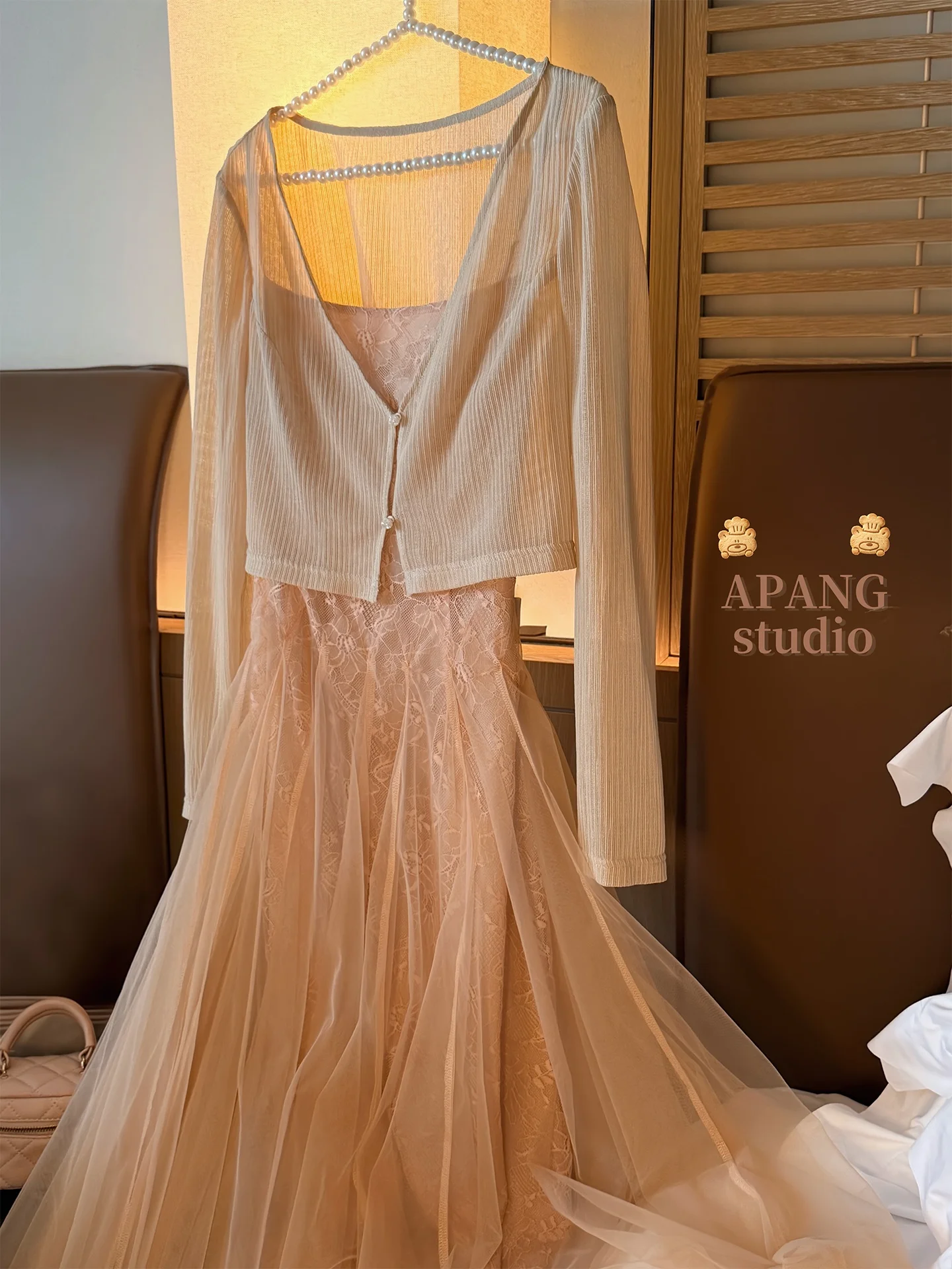 

Элегантное кружевное платье миди в стиле принцессы для женщин больших размеров: новинка весна-лето, очаровательное, нежное, сказочное, с сетчатой юбкой