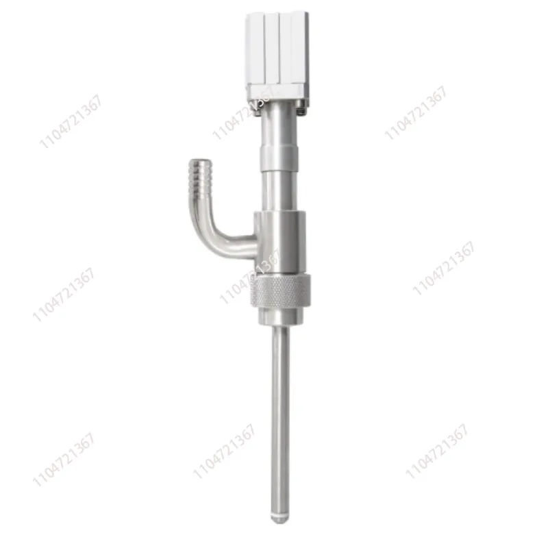 Filling machine filling head, anti-drip and anti-foaming, stainless steel extended canning head, pneumatic  discharge nozzle