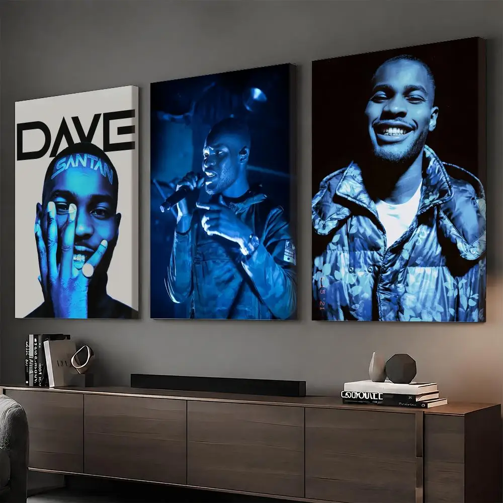 D-Dave Cloud Rap Singer Album Painting Calligraphy HD Modern Style Inner Frame Canvas Bedroom Room Hallway Wall Art Decor