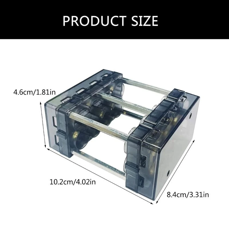 B03F 18650 Battery Bracket Battery Holder Box Flexible Arrangement, No Solder Needed For Enthusiasts (8 Slots Splicable)
