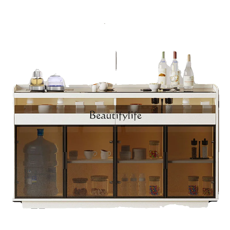 

Fully automatic water tea bar machine, dining side cabinet next to the sofa in the living room