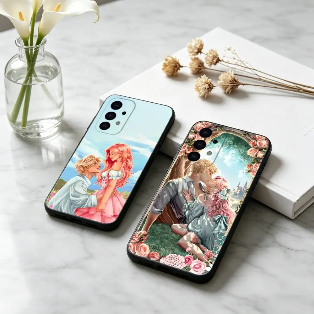 Once Upon a B-Broken Heart phone Case For Samsung S25,24,21,22,23,30,Ultra,20,Plus,Fe,Lite,Note Soft Black Cover